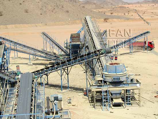 sand production line